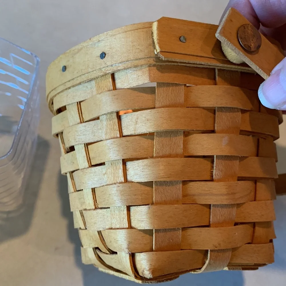 Longaberger 2001 Horizon of Hope Cancer Basket with liner and protector